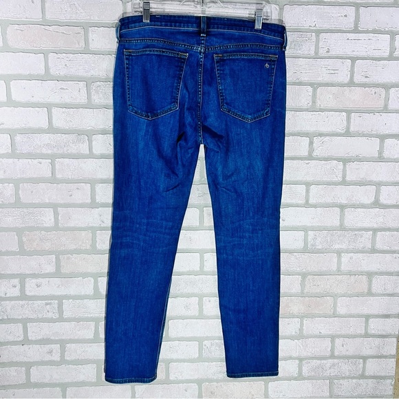 rag & bone Dre Slim Boyfriend Jeans in Mission City Wash Size 30 - Picture 7 of 11